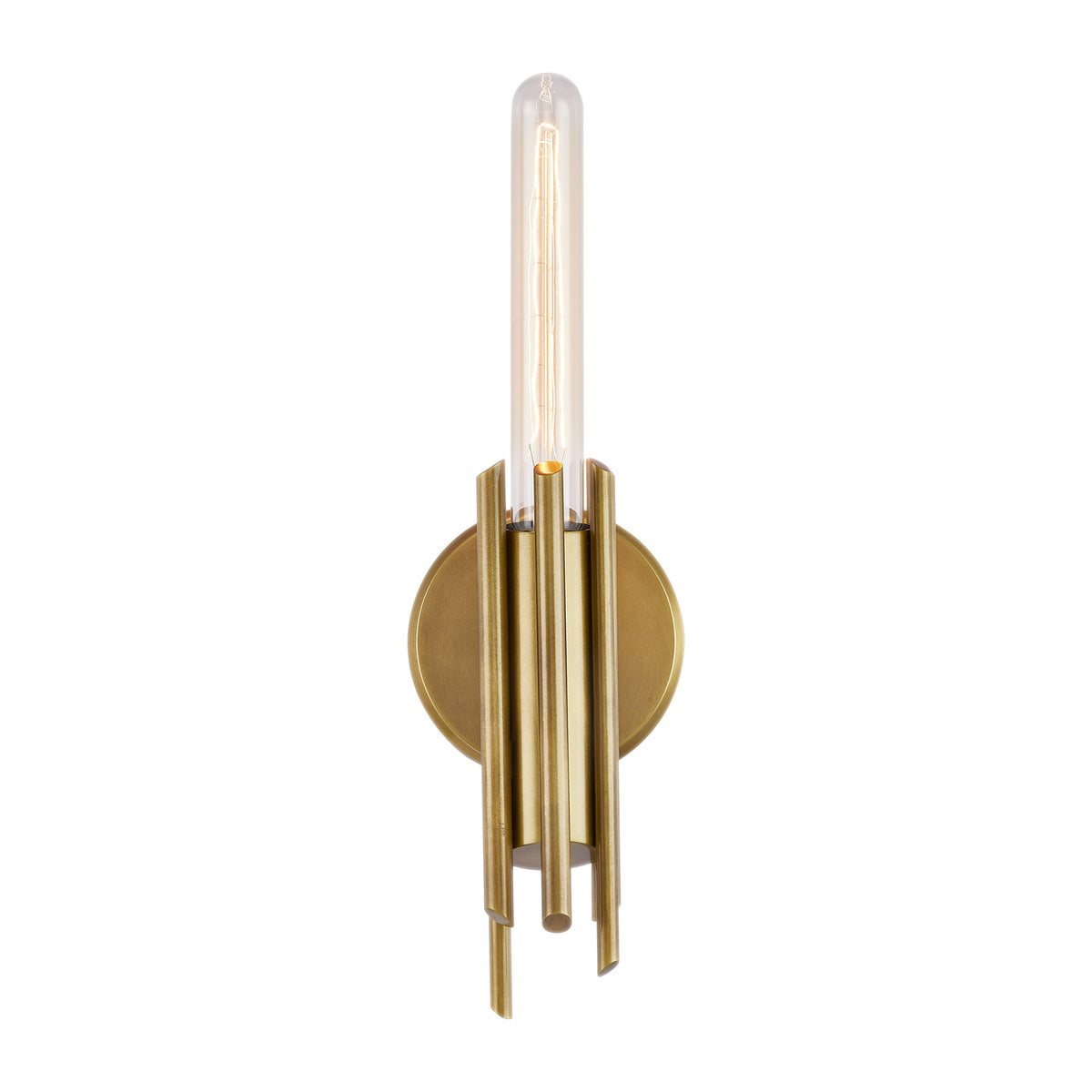 Alora - WV335409VB - One Light Vanity - Torres - Vintage Brass