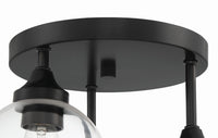 Craftmade - 56253-FB - Three Light Semi Flush Mount - Glenda - Flat Black