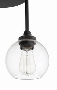 Craftmade - 56253-FB - Three Light Semi Flush Mount - Glenda - Flat Black