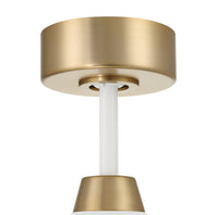 Craftmade - EVY60WSB3-NWF - 60" Ceiling Fan - Envy 60" Ceiling fan, no Wifi - White/Satin Brass
