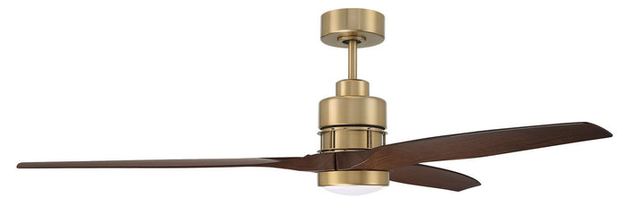 Craftmade 60"Ceiling Fan from the Sonnet WiFi 60 collection in Satin Brass finish