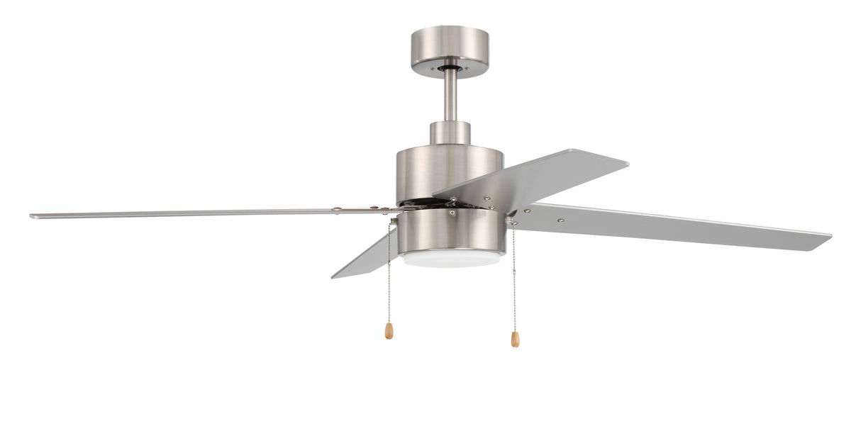 Craftmade - TER52BNK4 - 52"Ceiling Fan - Terie - Brushed Polished Nickel