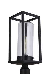 Craftmade - ZA4825-MN - One Light Post Mount - Neo - Midnight