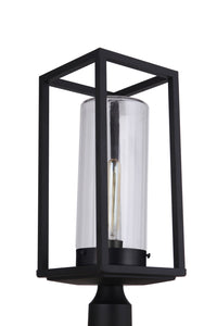 Craftmade - ZA4825-MN - One Light Post Mount - Neo - Midnight