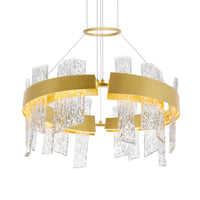 CWI Lighting - 1246P24-602-A - LED Chandelier - Guadiana - Satin Gold
