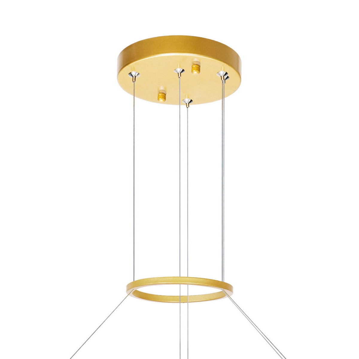 CWI Lighting - 1246P24-602-A - LED Chandelier - Guadiana - Satin Gold