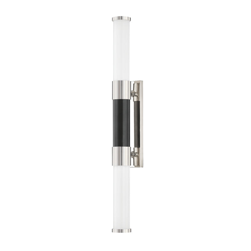 Hudson Valley - 7004-PN/BK - LED Wall Sconce - Huntington - Polished Nickel