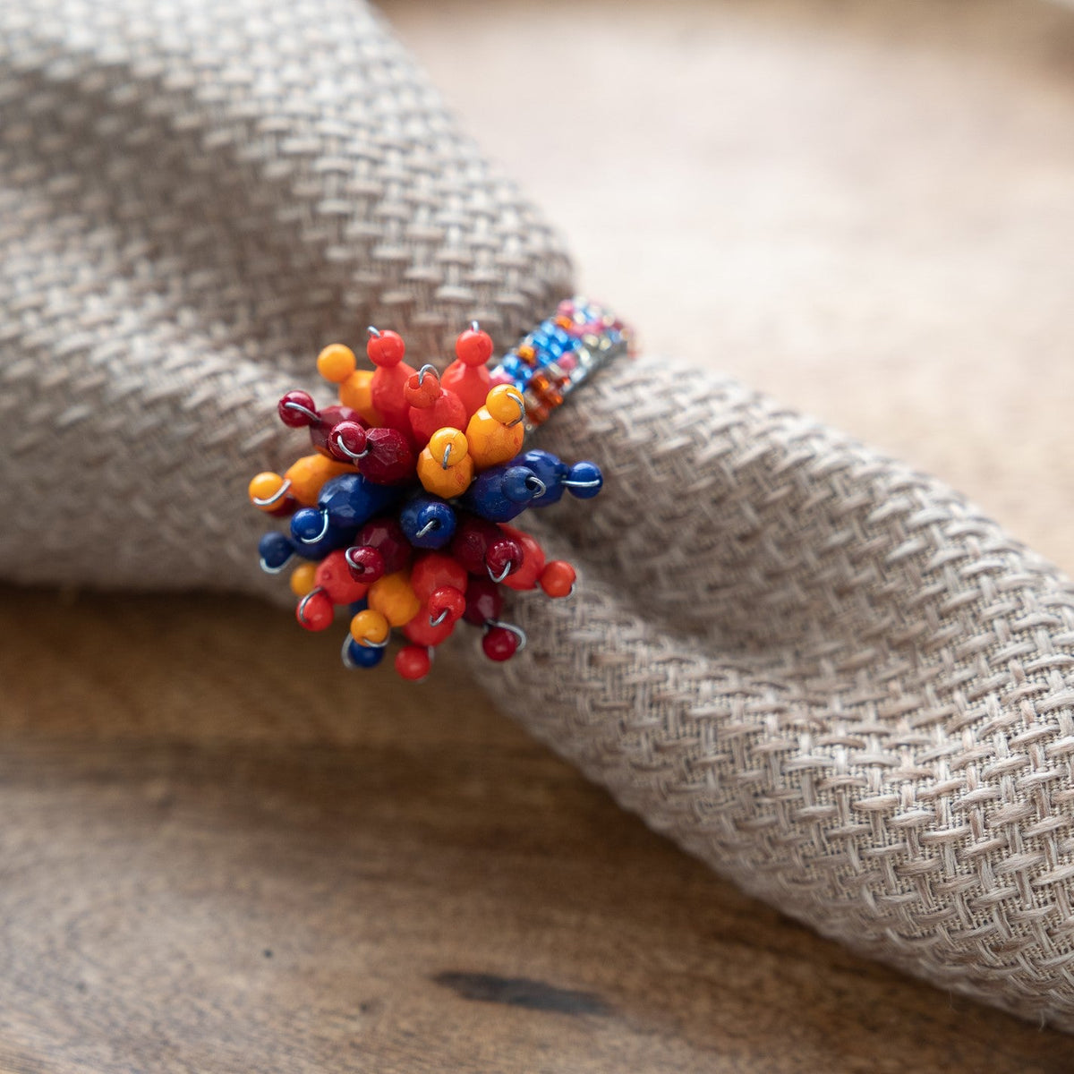 Design Shop Multi Color Napkin Ring