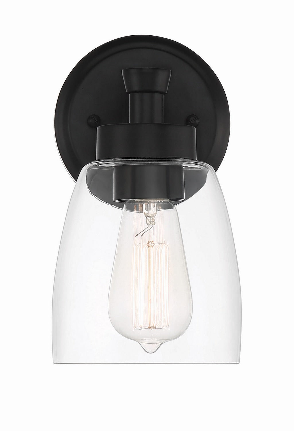 Craftmade - 12705FB1 - One Light Wall Sconce - Henning - Flat Black