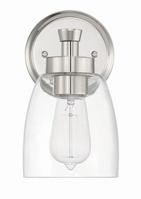 Craftmade - 12705PLN1 - One Light Wall Sconce - Henning - Polished Nickel