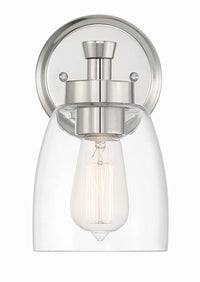 Craftmade - 12705PLN1 - One Light Wall Sconce - Henning - Polished Nickel
