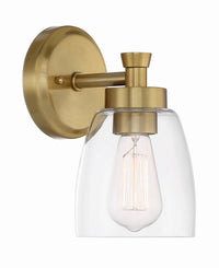 Craftmade - 12705SB1 - One Light Wall Sconce - Henning - Satin Brass
