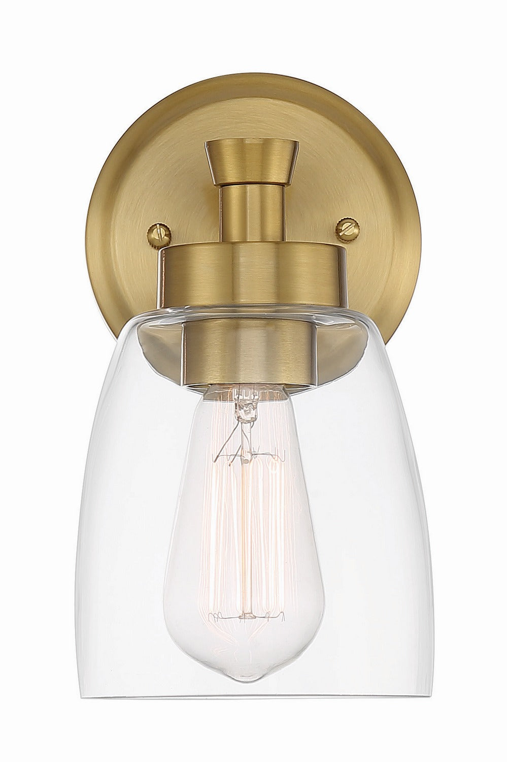 Craftmade - 12705SB1 - One Light Wall Sconce - Henning - Satin Brass