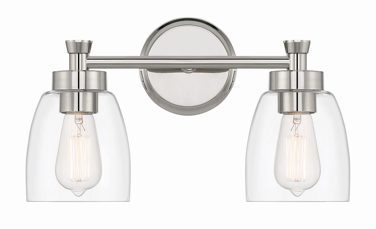 Craftmade - 12716PLN2 - Two Light Vanity - Henning - Polished Nickel