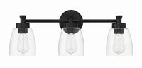 Craftmade - 12724FB3 - Three Light Vanity - Henning - Flat Black
