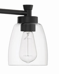 Craftmade - 12724FB3 - Three Light Vanity - Henning - Flat Black