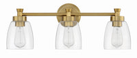 Craftmade - 12724SB3 - Three Light Vanity - Henning - Satin Brass