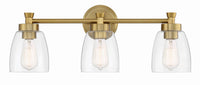 Craftmade - 12724SB3 - Three Light Vanity - Henning - Satin Brass