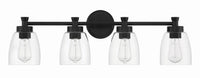 Craftmade - 12730FB4 - Four Light Vanity - Henning - Flat Black