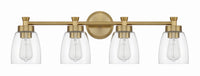 Craftmade - 12730SB4 - Four Light Vanity - Henning - Satin Brass