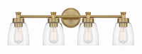 Craftmade - 12730SB4 - Four Light Vanity - Henning - Satin Brass