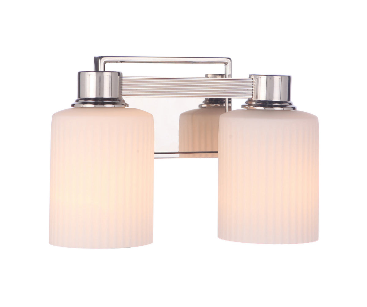 Craftmade - 12912PLN2 - Two Light Vanity - Bretton - Polished Nickel