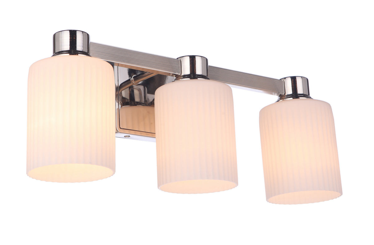 Craftmade - 12920PLN3 - Three Light Vanity - Bretton - Polished Nickel