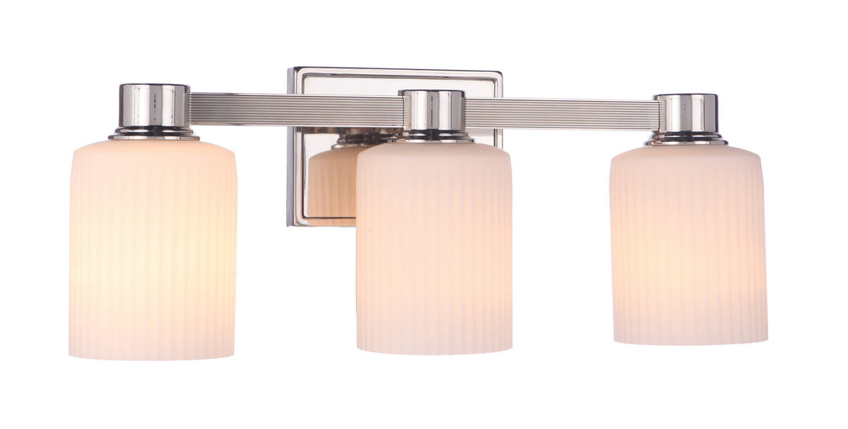Craftmade - 12920PLN3 - Three Light Vanity - Bretton - Polished Nickel