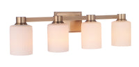 Craftmade - 12928SB4 - Four Light Vanity - Bretton - Satin Brass