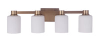 Craftmade - 12928SB4 - Four Light Vanity - Bretton - Satin Brass