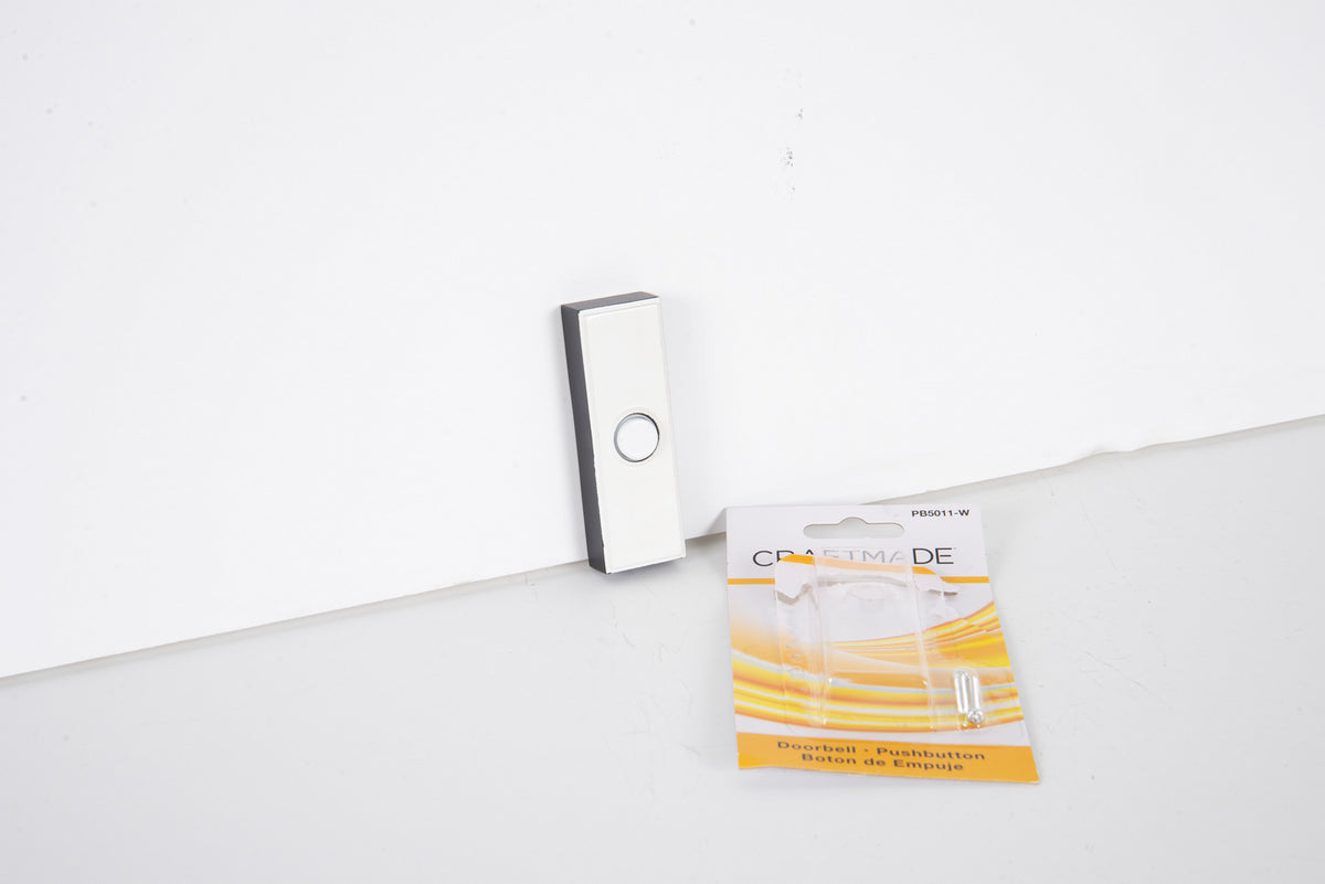 Craftmade Surface Mount Push Button from the Push Button collection in White finish