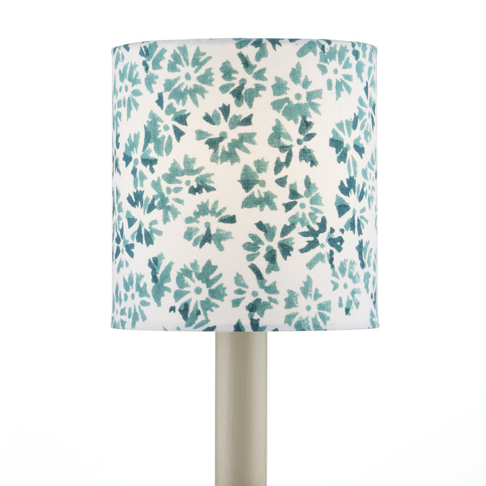 Currey and Company Chandelier Shade in Aqua/White finish