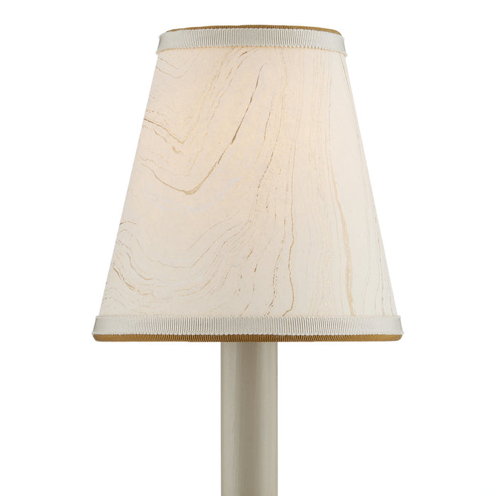 Currey and Company Chandelier Shade in Cream/Gold finish