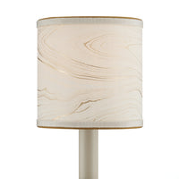 Currey and Company - 0900-0016 - Chandelier Shade - Marble Collection - Cream/Gold