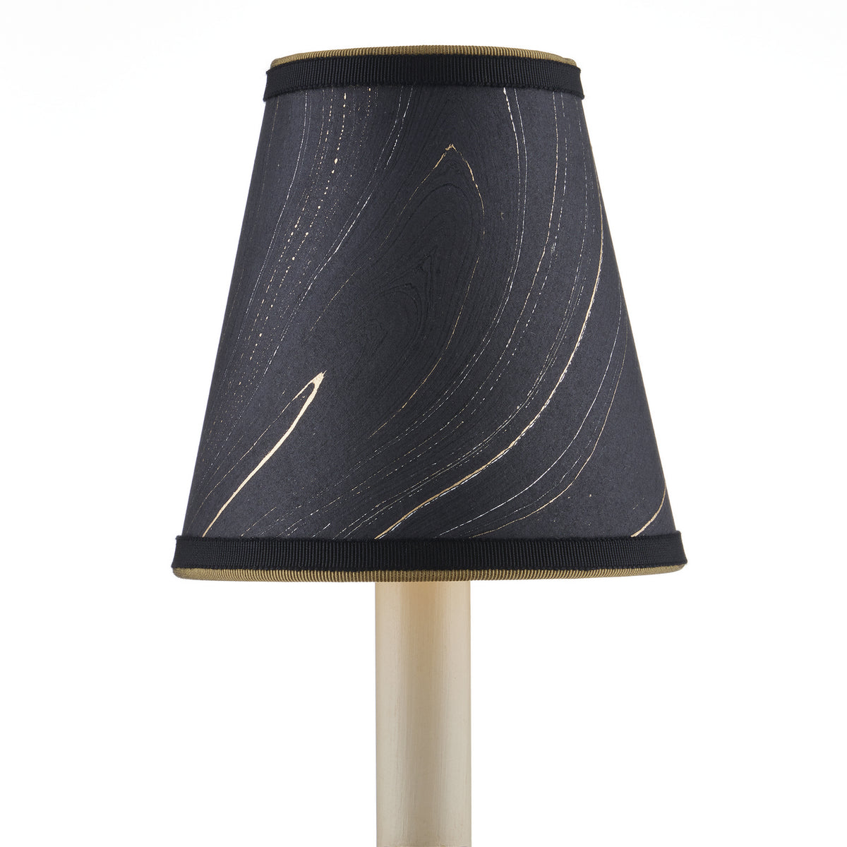 Currey and Company - 0900-0019 - Chandelier Shade - Marble - Black/Gold/Silver