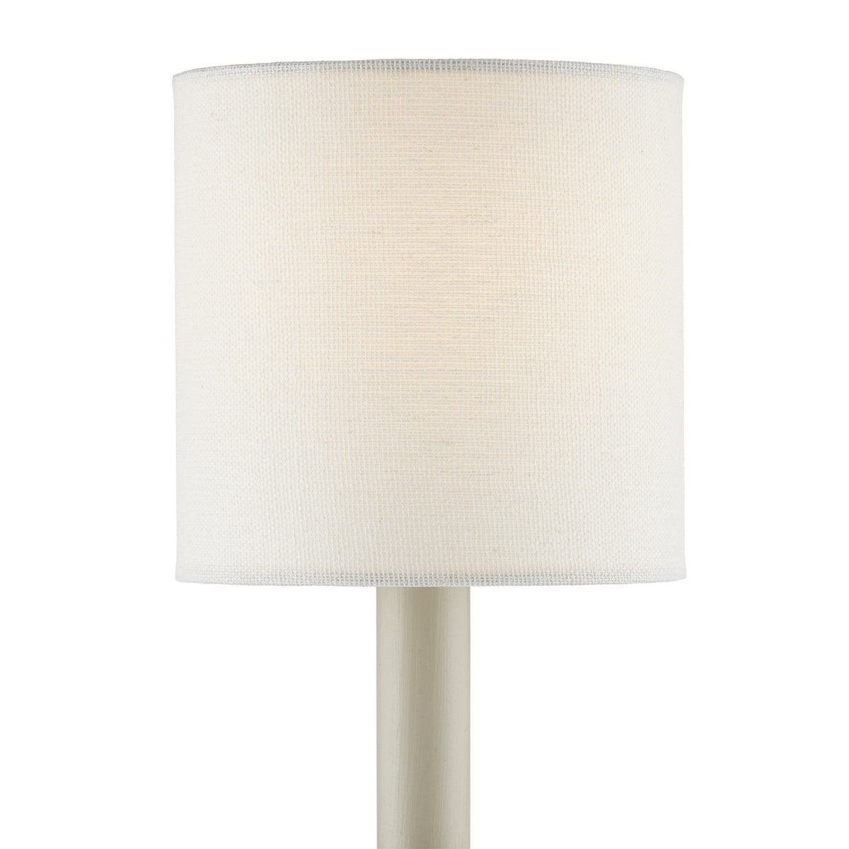 Currey and Company - 0900-0023 - Chandelier Shade - Off White Fine Grasscloth - Off-White