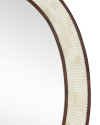 Currey and Company - 1000-0125 - Mirror - Andar - Natural/Dark Walnut