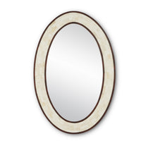 Currey and Company - 1000-0125 - Mirror - Andar - Natural/Dark Walnut