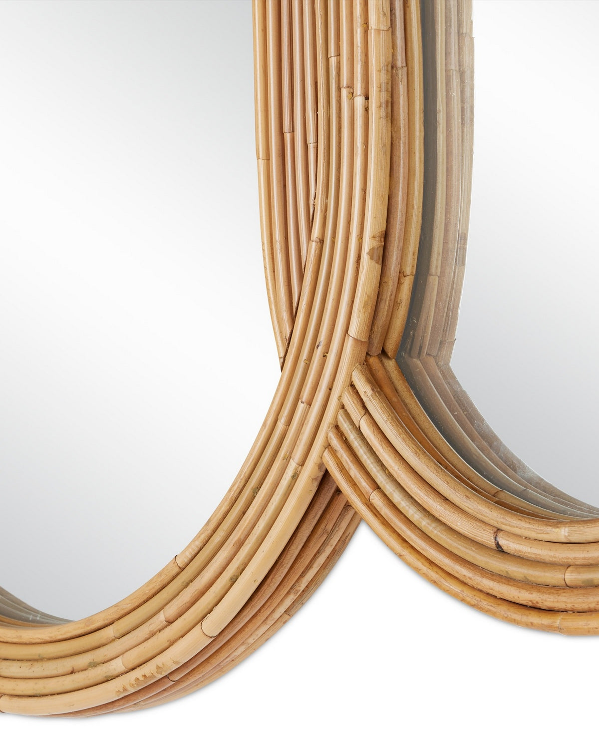Currey and Company - 1000-0128 - Mirror - Triboa - Natural/Khaki