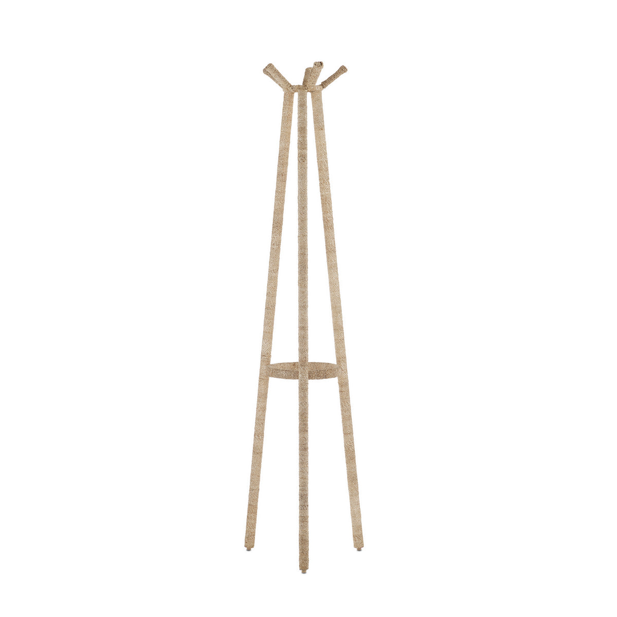 Currey and Company - 1000-0129 - Coat Rack - Rolo Rope Coat Rack - Natural