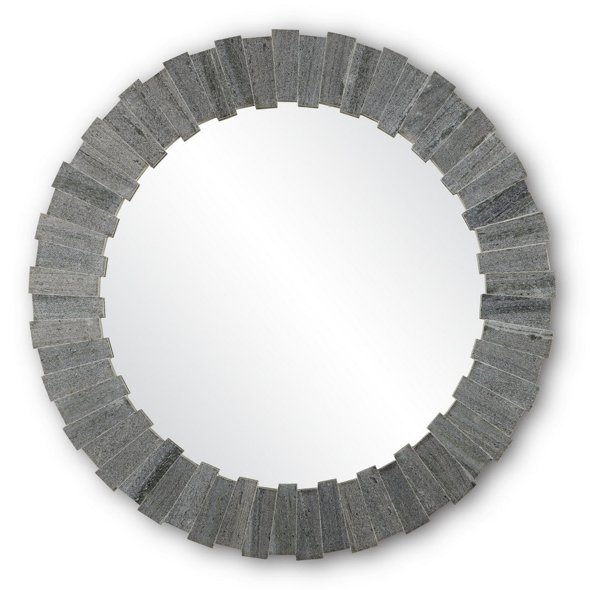 Currey and Company - 1000-0130 - Mirror - Dario - Gray