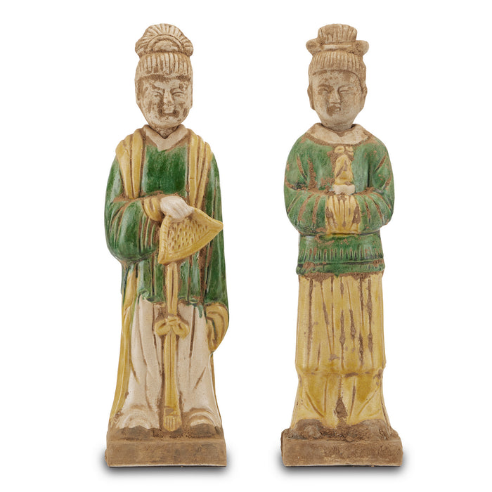 Currey and Company Object from the Tang Dynasty Palace collection in Green/Yellow finish