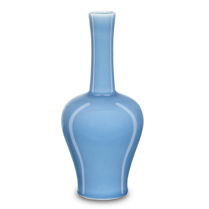 Currey and Company Vase from the Sky Blue collection in Lake Blue finish