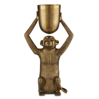 Currey and Company - 1200-0645 - Planter - Abu Collection - Antique Gold