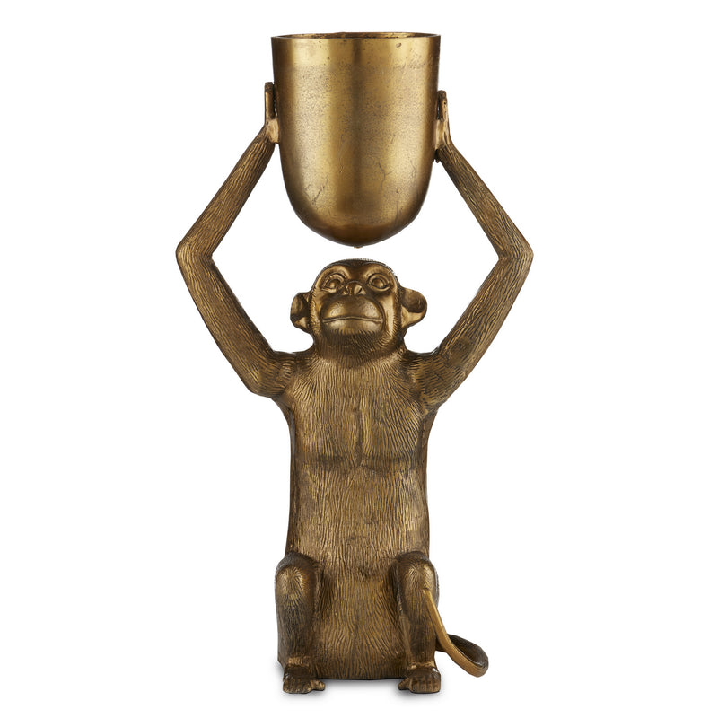 Currey and Company - 1200-0645 - Planter - Abu Collection - Antique Gold