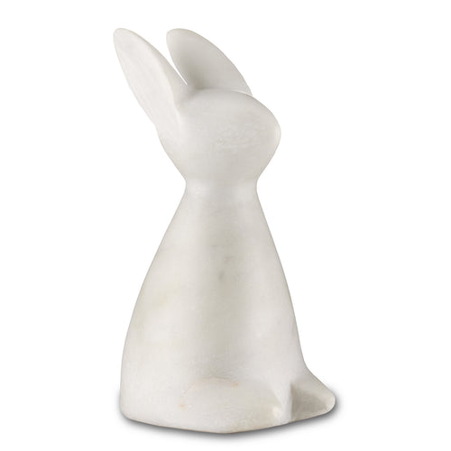 Currey and Company Rabbit in White finish