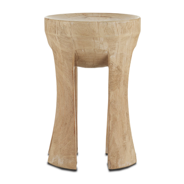 Currey and Company Accent Table from the Pia collection in Natural finish