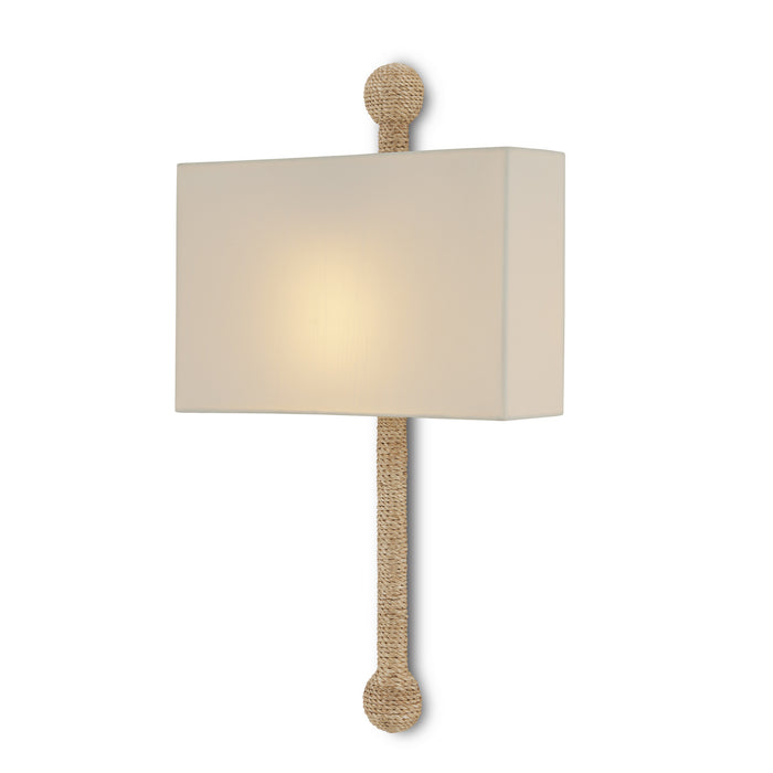 Currey and Company One Light Wall Sconce from the Senegal collection in Natural finish