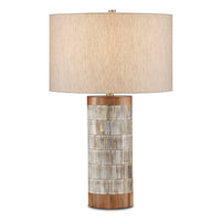 Currey and Company - 6000-0823 - One Light Table Lamp - Hyson - Natural/Beige