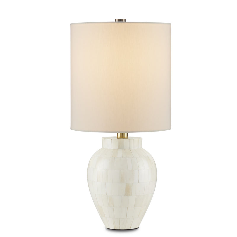 Currey and Company - 6000-0862 - One Light Table Lamp - Osso - Natural/Antique Brass